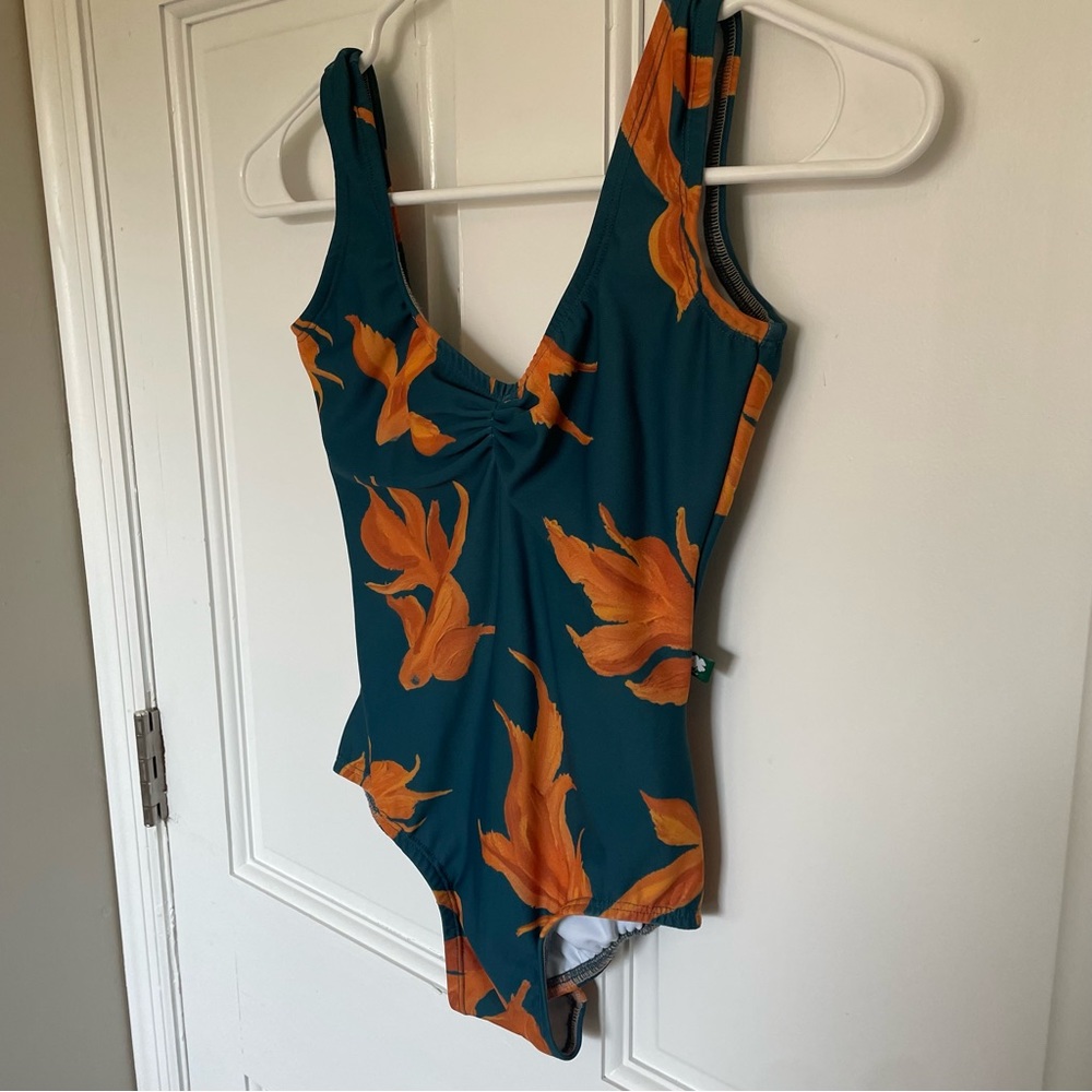 Lucky Leo koi fish leotard